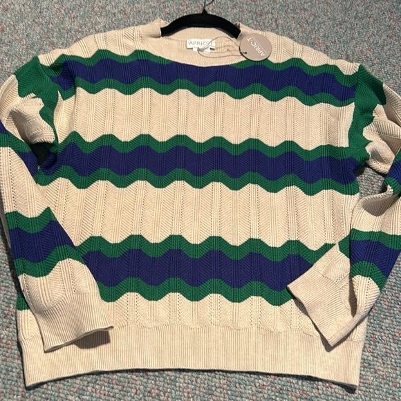 NWT Ladies Size Large Boutique Brand Apricot Sweater - Picture 10 of 10